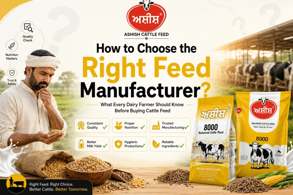 How to choose the right cattle feed manufacturer for dairy farming